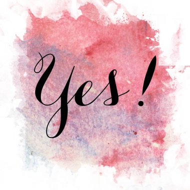 Evet, soyut suluboya tasarımı ile ilgili kelime..