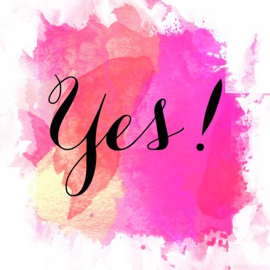 Evet, soyut suluboya tasarımı ile ilgili kelime..