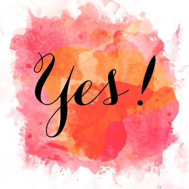 Evet, soyut suluboya tasarımı ile ilgili kelime..