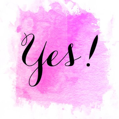 Evet, soyut suluboya tasarımı ile ilgili kelime..