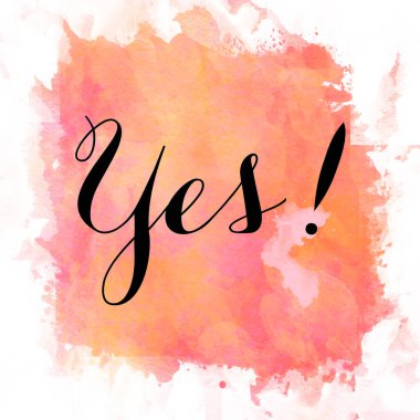 Evet, soyut suluboya tasarımı ile ilgili kelime..