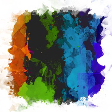 Soyut akrilik el boyası arka plan 