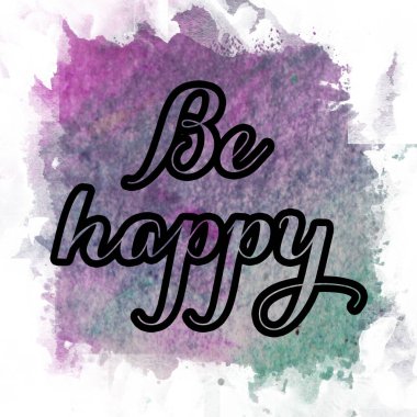 Renkli soyut arkaplan üzerine Mutlu Metin Ol 