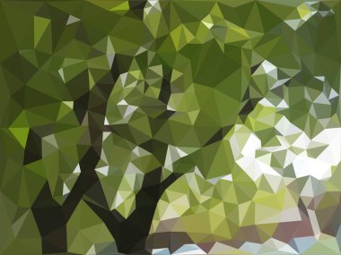 Soyut geometrik renkli arkaplan 