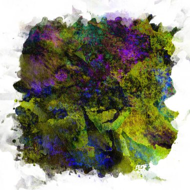 soyut suluboya tasarımı boyalı doku arkaplanı.