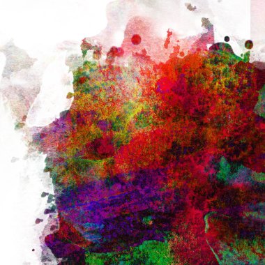 soyut suluboya tasarımı boyalı doku arkaplanı.