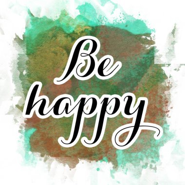 Renkli soyut arkaplan üzerine Mutlu Metin Ol 