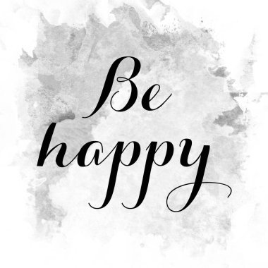 Soyut renkli arkaplanda mutlu metin ol 