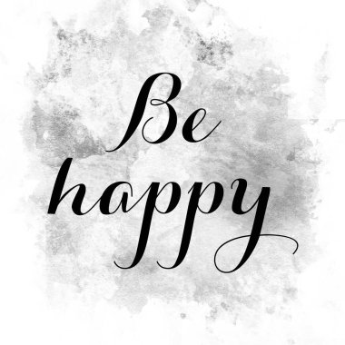 Soyut renkli arkaplanda mutlu metin ol 