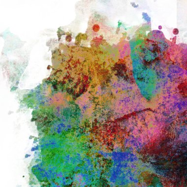 soyut suluboya tasarımı boyalı doku arkaplanı.