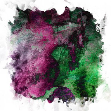 soyut suluboya tasarımı boyalı doku arkaplanı.