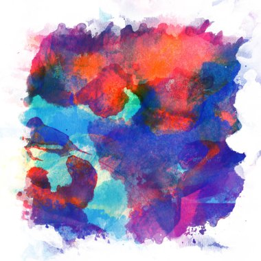 Soyut akrilik el boyası arka plan 