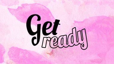 Soyut suluboya tasarımı, su boyalı doku arkaplanı üzerine metin hazırla.