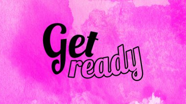 Soyut renkli arkaplan üzerine hazır sözcükler al