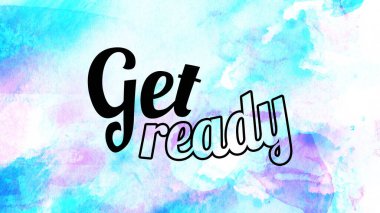 Soyut renkli arkaplan üzerine hazır sözcükler al