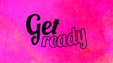 Soyut renkli arkaplan üzerine hazır sözcükler al