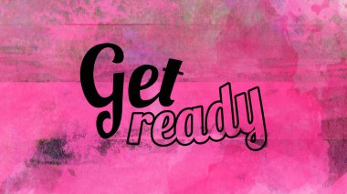 Soyut renkli arkaplan üzerine hazır sözcükler al