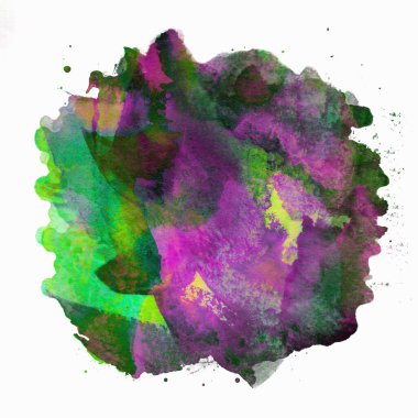 Soyut suluboya tasarımı, boyalı su dokusunu temizler..