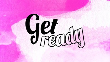 Soyut renkli arkaplan üzerine hazır sözcükler al