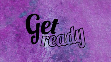 Soyut renkli arkaplan üzerine hazır sözcükler al