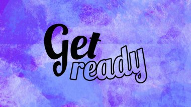 Soyut renkli arkaplan üzerine hazır sözcükler al