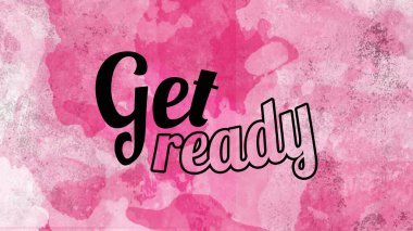 Soyut renkli arkaplan üzerine hazır sözcükler al