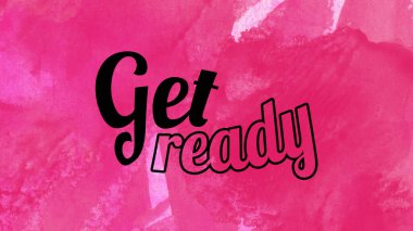 Soyut renkli arkaplan üzerine hazır sözcükler al