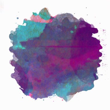 Soyut suluboya tasarımı, boyalı su dokusunu temizler..