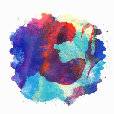 Soyut suluboya tasarımı, boyalı su dokusunu temizler..