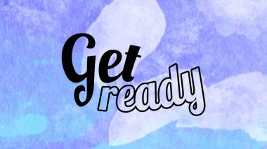 Soyut renkli arkaplan üzerine hazır sözcükler al