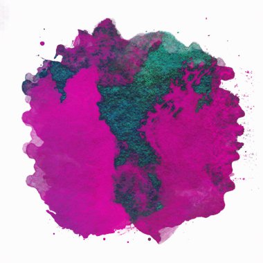 Soyut suluboya tasarımı, boyalı su dokusunu temizler..