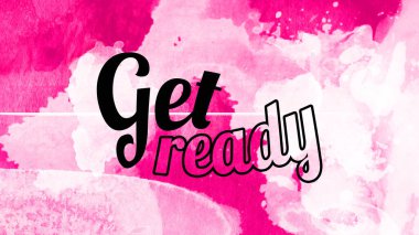 Soyut renkli arkaplan üzerine hazır sözcükler al