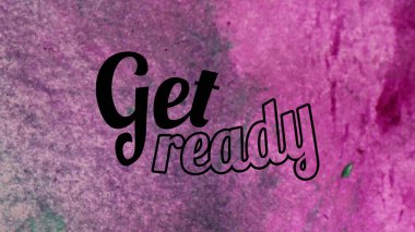 Soyut renkli arkaplan üzerine hazır sözcükler al