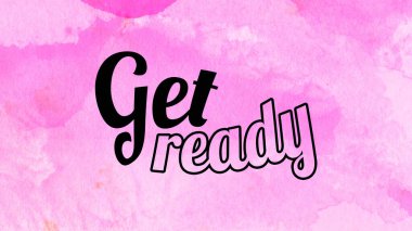 Soyut renkli arkaplan üzerine hazır sözcükler al