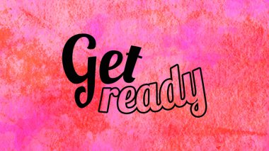 Soyut suluboya tasarımı, su boyalı doku arkaplanı üzerine metin hazırla.