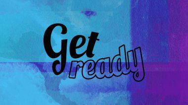 Soyut suluboya tasarımı, su boyalı doku arkaplanı üzerine metin hazırla.