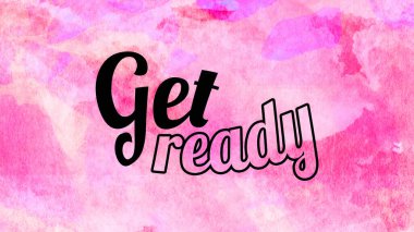 Soyut suluboya tasarımı, su boyalı doku arkaplanı üzerine metin hazırla.