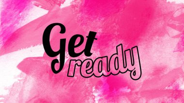 Soyut suluboya tasarımı, su boyalı doku arkaplanı üzerine metin hazırla.