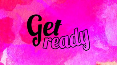 Soyut suluboya tasarımı, su boyalı doku arkaplanı üzerine metin hazırla.