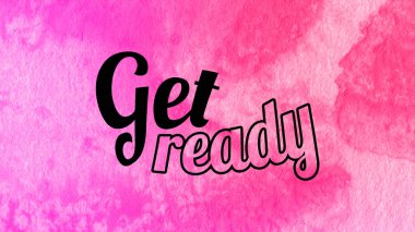 Soyut suluboya tasarımı, su boyalı doku arkaplanı üzerine metin hazırla.