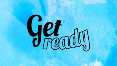 Soyut suluboya tasarımı, su boyalı doku arkaplanı üzerine metin hazırla.