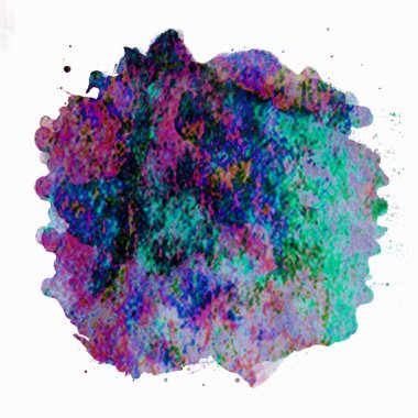 Soyut suluboya tasarımı, boyalı su dokusunu temizler..