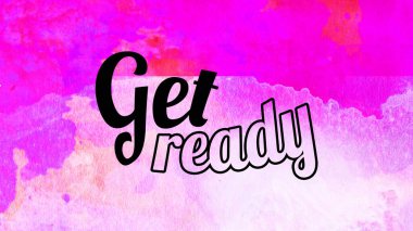 Soyut suluboya tasarımı, su boyalı doku arkaplanı üzerine metin hazırla.