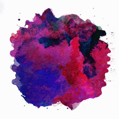 Soyut suluboya tasarımı, boyalı su dokusunu temizler..