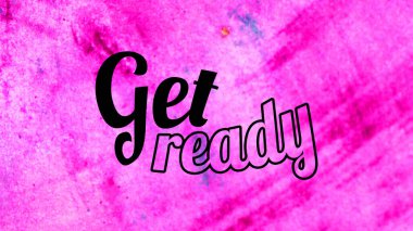 Soyut suluboya tasarımı, su boyalı doku arkaplanı üzerine metin hazırla.