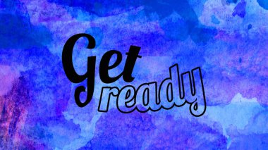 Soyut suluboya tasarımı, su boyalı doku arkaplanı üzerine metin hazırla.