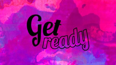 Soyut suluboya tasarımı, su boyalı doku arkaplanı üzerine metin hazırla.