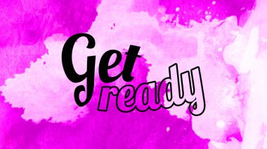 Soyut suluboya tasarımı, su boyalı doku arkaplanı üzerine metin hazırla.