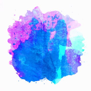 Soyut suluboya tasarımı, boyalı su dokusunu temizler..