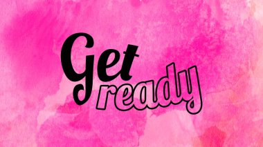 Soyut suluboya tasarımı, su boyalı doku arkaplanı üzerine metin hazırla.